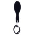 Hair Brush with Rubber Band and Carabiner