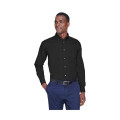 Harriton® Men's Easy Blend Short-Sleeve Twill Shirt with ...