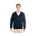 Harriton® Men's Pilbloc™ V-Neck Button Cardigan Sweater