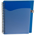 Polypro Notebook with Clear Front Pocket