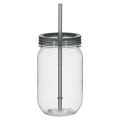 25 Oz. Tritan Mason Jar With Matching Straw