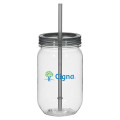 25 Oz. Tritan Mason Jar With Matching Straw