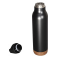 20 oz. Double-Wall Vacuum Bottle with Cork Base