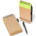 Pocket Note Jotter Notebook & Pen 3" x 5".