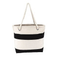 Cotton Resort Tote Bag with Rope Handle.
