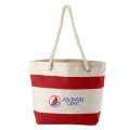Cotton Resort Tote Bag with Rope Handle.