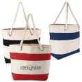 Cotton Resort Tote Bag with Rope Handle.