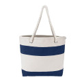 Cotton Resort Tote Bag with Rope Handle.