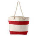 Cotton Resort Tote Bag with Rope Handle.