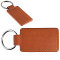 Leeman Tuscany PU Leather Rectangle Keychain
