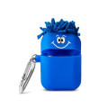 MopToppers. Silicone Earbud Case With Carabiner.