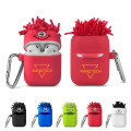 MopToppers. Silicone Earbud Case With Carabiner.