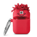 MopToppers. Silicone Earbud Case With Carabiner.