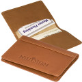 Fire Island Business Card Case (Sueded Full-Grain Leather)