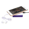 3-In-1 Stowaway Wireless Charging Kit With Earbuds