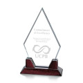 Sunrise Award - Starfire/Rosewood 8.75"
