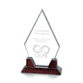 Sunrise Award - Starfire/Rosewood 8.75"