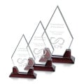 Sunrise Award - Starfire/Rosewood 8.75"