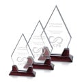Sunrise Award - Starfire/Rosewood 8.75"