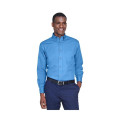 Harriton® Men's Easy Blend™ Long-Sleeve Twill Shirt with ...