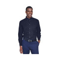 Harriton® Men's Easy Blend™ Long-Sleeve Twill Shirt with ...