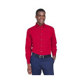 Harriton® Men's Easy Blend™ Long-Sleeve Twill Shirt with ...