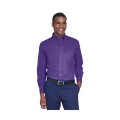 Harriton® Men's Easy Blend™ Long-Sleeve Twill Shirt with ...