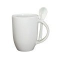 12 oz. Dapper Ceramic Mug With Spoon.