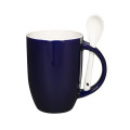 12 oz. Dapper Ceramic Mug With Spoon.