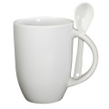 12 oz. Dapper Ceramic Mug With Spoon.