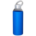 18 oz. Glass Bottle with Color Silicone Sleeve
