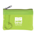 Translucent Zippered Coin Pouch
