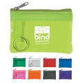Translucent Zippered Coin Pouch