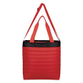 Quilted Slim Line Kooler Tote Bag