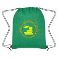 Crosshatch Non-Woven Drawstring Bag