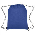 Crosshatch Non-Woven Drawstring Bag