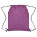 Crosshatch Non-Woven Drawstring Bag