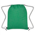 Crosshatch Non-Woven Drawstring Bag