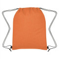 Crosshatch Non-Woven Drawstring Bag