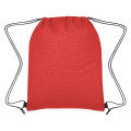 Crosshatch Non-Woven Drawstring Bag