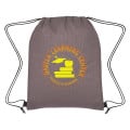 Crosshatch Non-Woven Drawstring Bag
