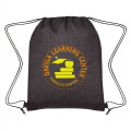 Crosshatch Non-Woven Drawstring Bag