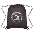 Crosshatch Non-Woven Drawstring Bag