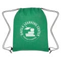 Crosshatch Non-Woven Drawstring Bag