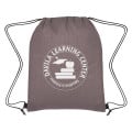 Crosshatch Non-Woven Drawstring Bag