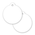 Plastic Circle Keytag