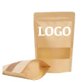 Kraft Stand Up Pouch Bags with Ziplock
