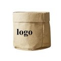 Washable Kraft Paper Shopping Grocery Bag
