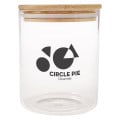 Glass Container With Bamboo Lid
