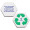 Recycle Symbol Stress Reliever